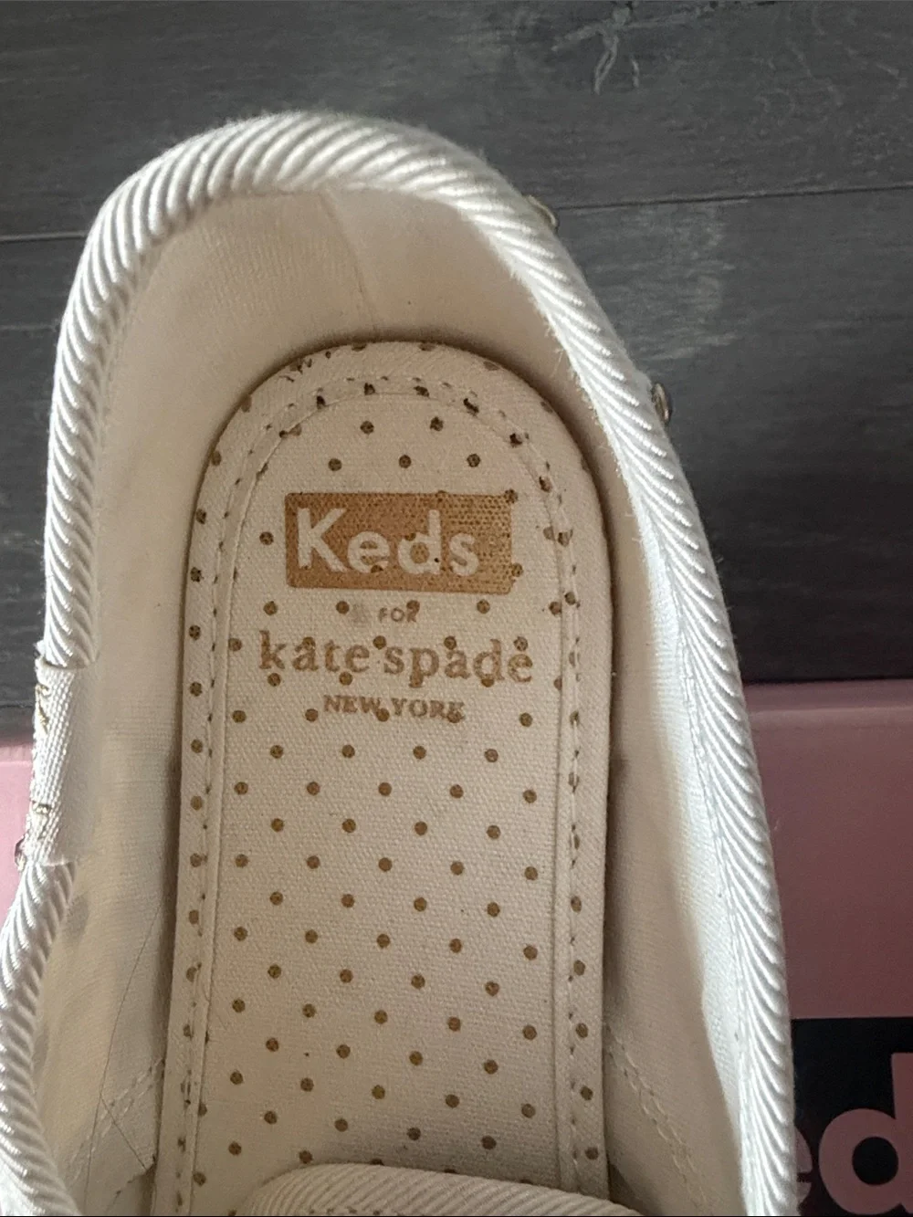 Keds x Kate Spade New York Champion Lace White Sneakers